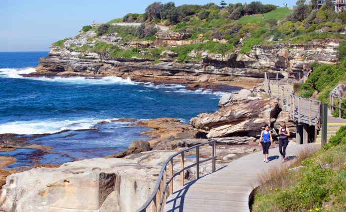 Bondi coastal walk Image; James Horan, Destination NSW