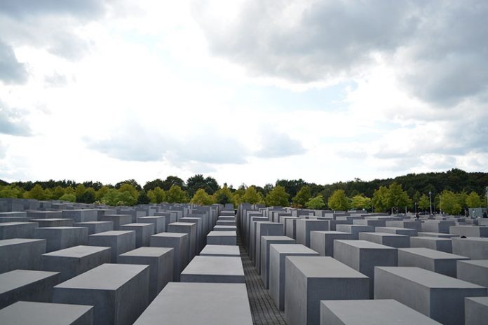 Stop by Holocaust Memorial